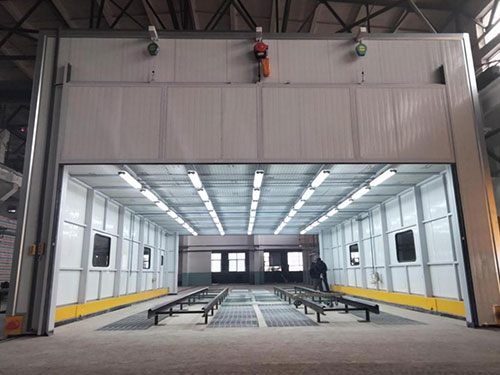 經緯智能紡織移動噴漆房項目